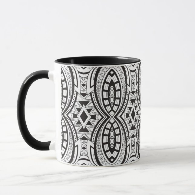 Caneca Desenho tribal inspirado (Esquerda)