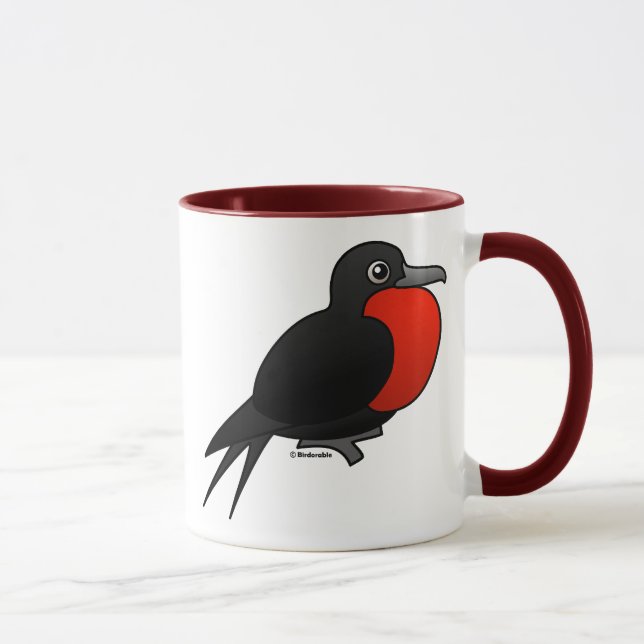 Caneca Desenhos animados Frigatebird magnífico (Direita)