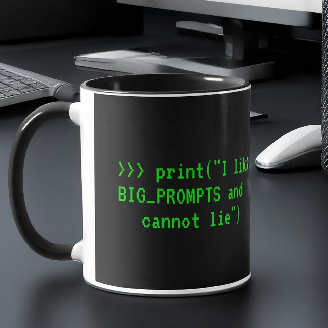 Caneca Desenvolvedor de Python Engraçado (Criador carregado)