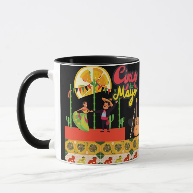 Caneca Desert Bloom Fiesta black  (Esquerda)