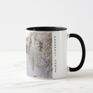 Caneca Desfiladeiro da perspectiva no inverno