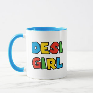 Caneca Desi Girl, Tecnologia de jogos Tema Tea Café