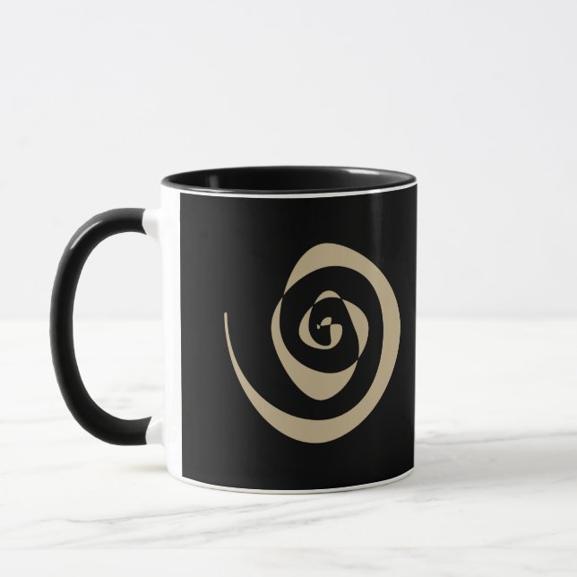 Caneca design abstrato espiral (Esquerda)