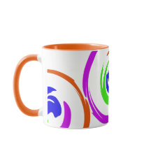 Design artístico moderno colorido vibrante