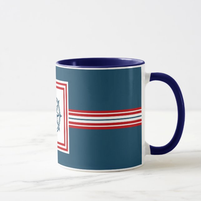 Caneca Design com tema náutico (Direita)