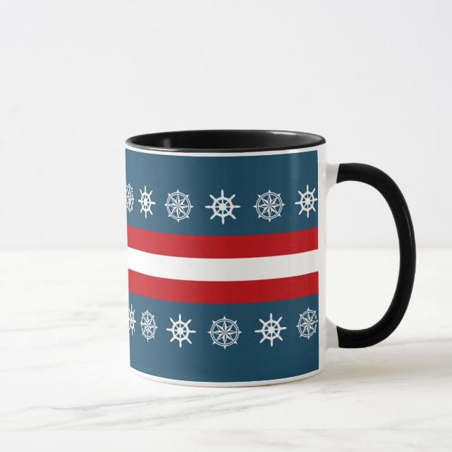 Caneca Design com tema náutico (Direita)