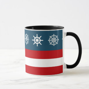 Caneca Design com tema náutico