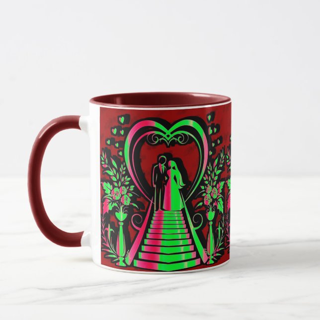 Caneca design Combo Mug 3D | Tamanho perfeito do café e d (Esquerda)