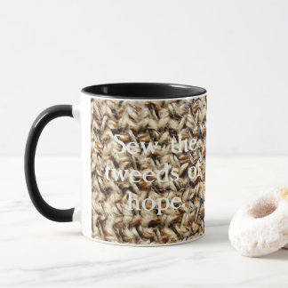 Caneca Design da esperança da mistura de lã
