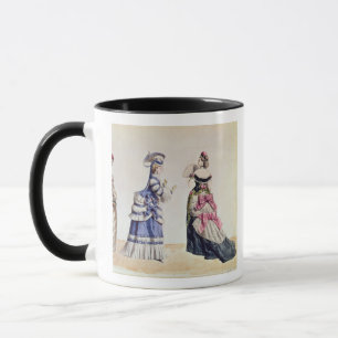 Caneca Design da forma para mulheres dos 1860's