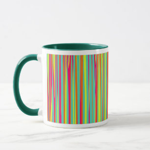 Caneca Design de abstrato stripteado