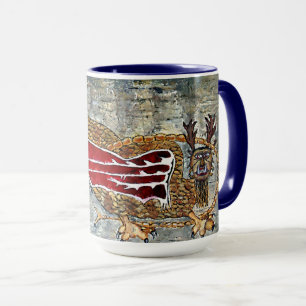Caneca Design de Arte de Americanos nativos Tribais