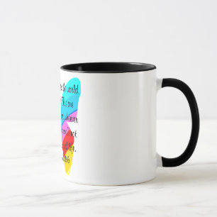 CANECA DESIGN DE BOTÃO DE CINZA JOHN 3:16