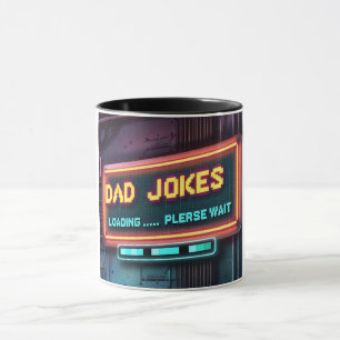 Caneca Design de carregamento do Pai do Piada retrorrefle