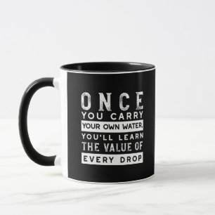 Caneca Design de Citação de Sabedoria - Valor de Cada Lar