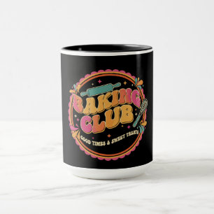 Caneca Design de Doces Gostosos "Clube de Confeitaria" Re