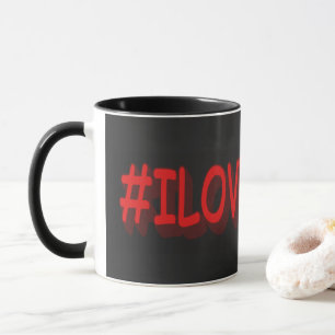 Caneca Design de Expressão Bestial "#ILOVEISRAE". Compre