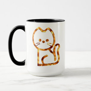 Caneca Design de gato fofo