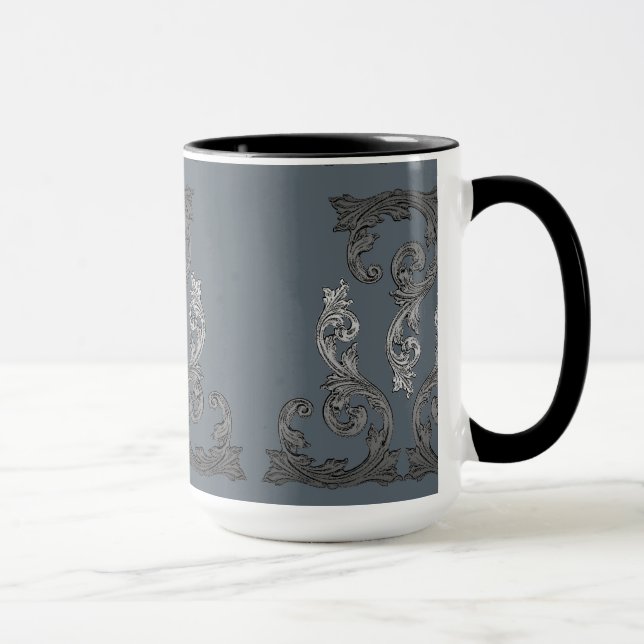 Caneca Design de Gótico Elegante (Direita)