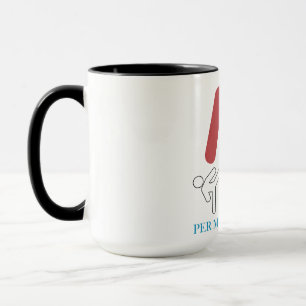 Caneca Design de humor de artes marciais De acordo com me