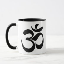 Design de Meditação Símbolo Om Minimalista