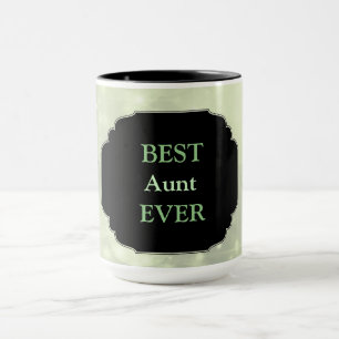 Caneca Design de "Melhor Tia Nunca", cor-de-rosa, luxo