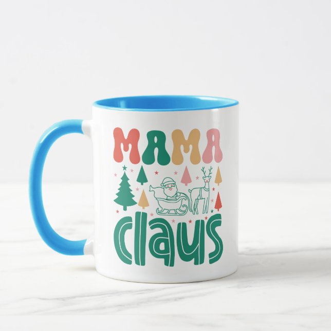Caneca Design de Natal de Mama Claus-60097 (Esquerda)