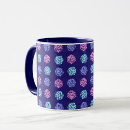Caneca Design de padrão D20