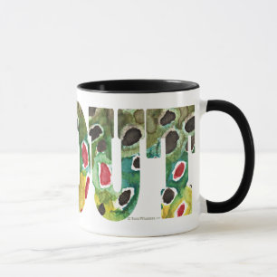 Caneca Design de Problemas Marrons