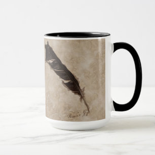 Caneca Design de Raven's Feather Bird-lover
