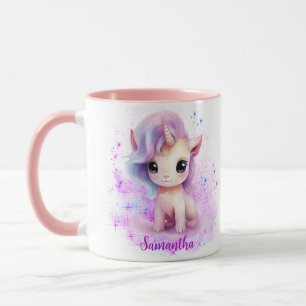 Caneca Design de Unicórnio Personalizado