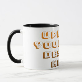 Caneca Design de Upload Personalizado do Produto