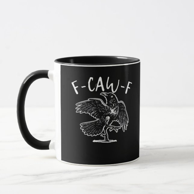 Caneca Design Divertido F Caw F (Esquerda)