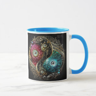 Caneca Design do Balance & Harmony Yin Yang