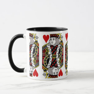 Caneca Design do Rei dos Corações