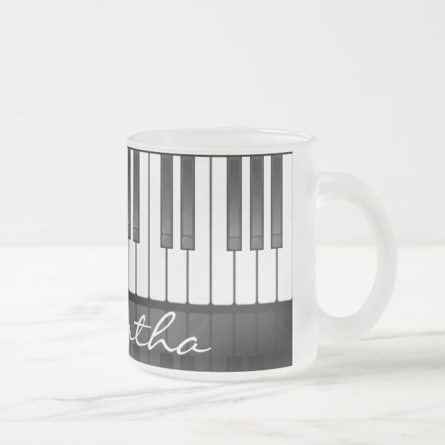 Caneca Design do teclado para piano (Direita)