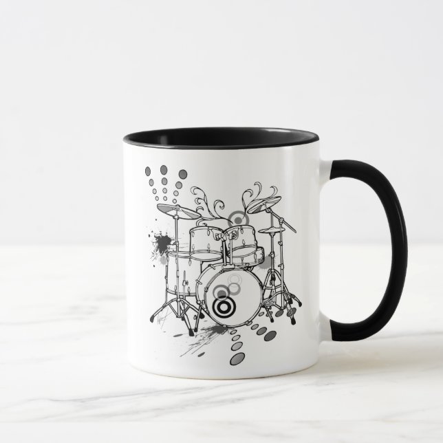 Caneca design dos cilindros do roupa (Direita)