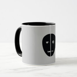 Caneca Design Humbot com Cinza