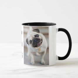 Caneca Design inquisidor bonito do Pug