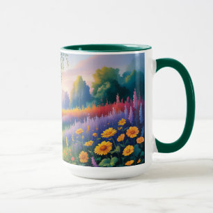 Caneca design inspirada na natureza que evoca um senso de