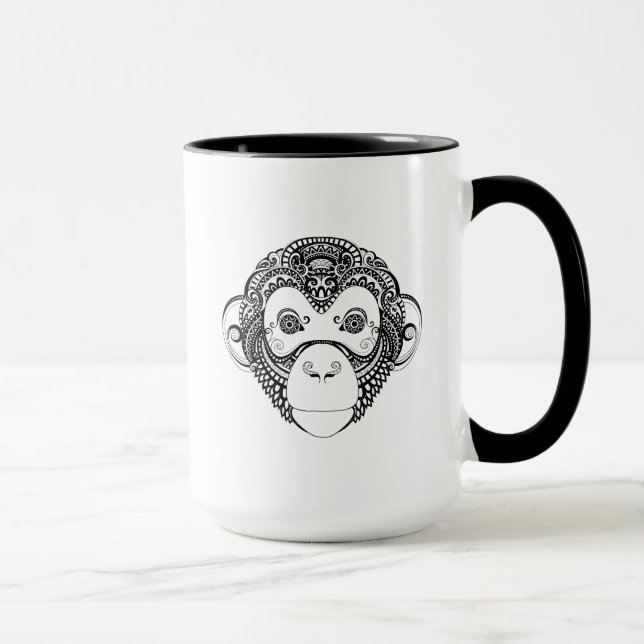 Caneca Design inspirado do macaco (Direita)