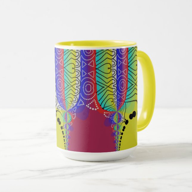 Caneca DESIGN JIMETTE MUG de alta qualidade (Frente Esquerda)