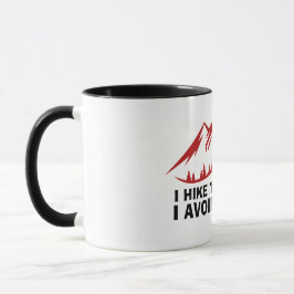 Caneca Design Minimalista de Montanha ao Ar Livre caminha