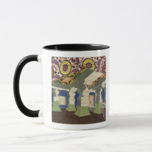 Caneca Design oriental do cenário (litho) da cor 2
