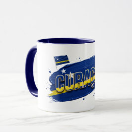 Caneca Design Pincel de Curaçao | Orgulho Caribenho