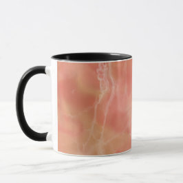 Caneca Design Realista de Mármore Rosa