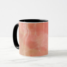 Caneca Design Realista de Mármore Rosa