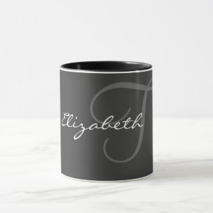 Caneca Design Simples de Monograma