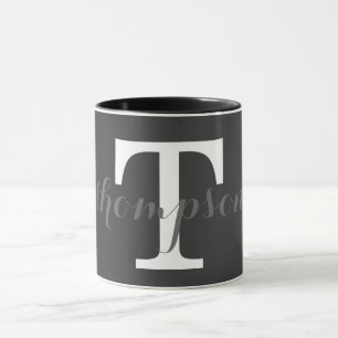 Caneca Design Simples de Monograma