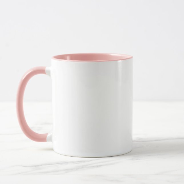 Caneca Design simples personalizado branco Adicionar Foto (Esquerda)